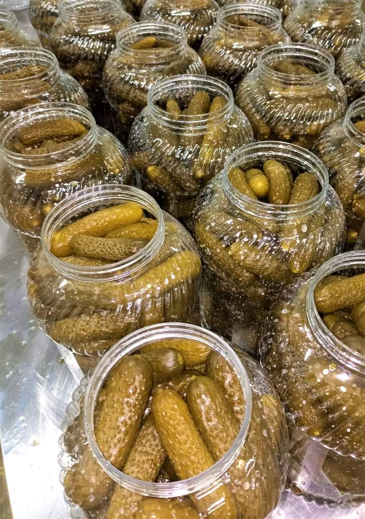I sell cucumbers pickled in brine, whole or sliced, I have large quantities