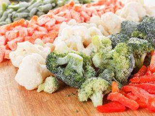 A selection of the best frozen fruits (strawberries, blueberries,