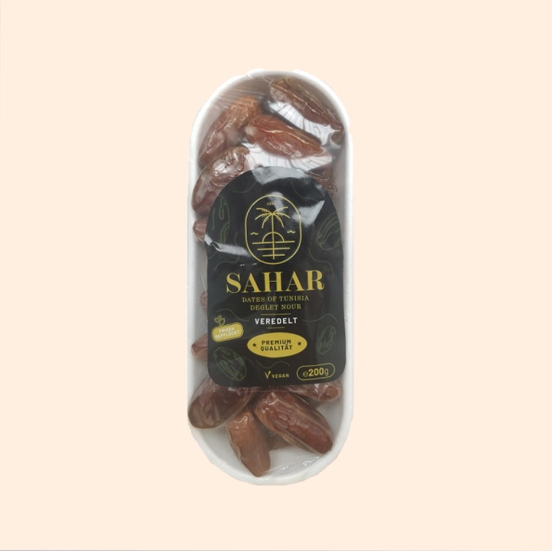Dates Processed Refined 200g Multiple pallets Ready for loading