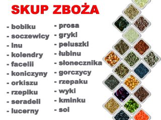 I will buy: feed and consumption barley, wheat, peas,