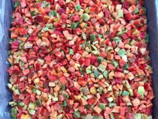 Selling frozen red peppers and mix, high quality and