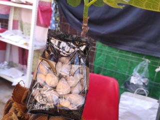 Figs are sold in 250 gram bags. 1.20 per
