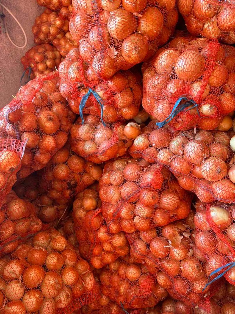 I will sell onions, caliber 5+, 20 kg nets on pallets in stretch film, long-term storage grade, high quality, 2000 tons, FSA-Nikolaev, 260 euros per ton
