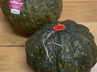 Delica pumpkins, fresh product