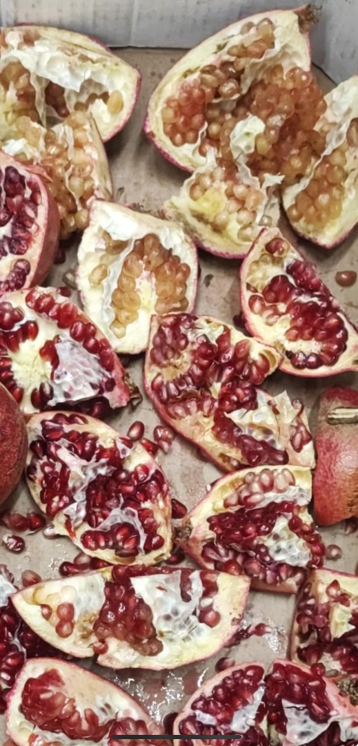 Fresh pomegranate fruit from Egypt - wholesale quantities! We offer high quality pomegranates imported from Egypt