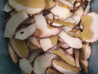 Sliced boletus edulis, top quality