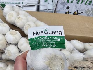 I have large quantities of dry Chinese garlic, available