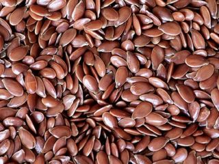 Brown oilseed flax from the southern region of Ukraine