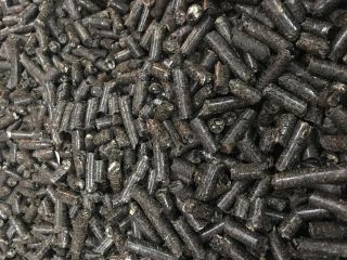 Granulate from sunflower husks (origin - Kazakhstan). Granulate has