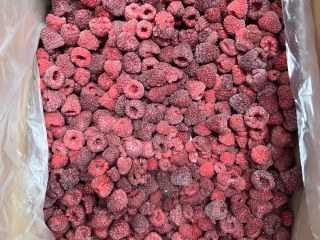 Raspberry 95/5 - frozen 10 kg packing carton box