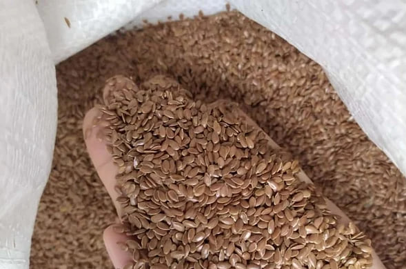 We sell brown flax