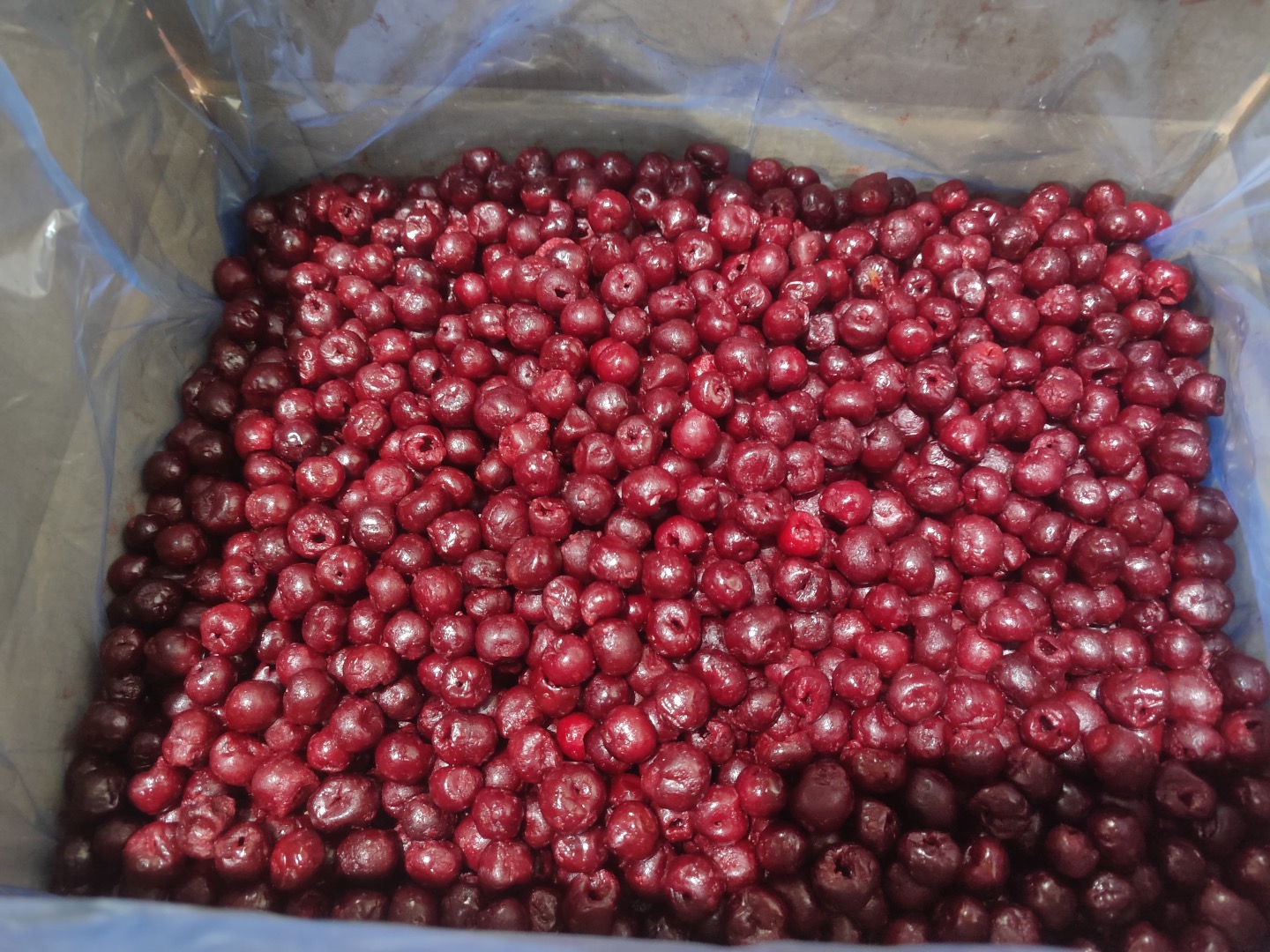 I am selling IQF sour cherries, class I, without pits, in larger quantities