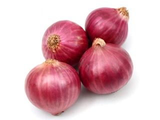 Organic red onions relieving a number of diseases including