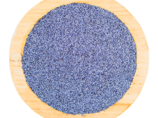 Blue poppy seeds for sale. Packaged in 25 kg