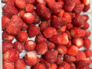 Frozen strawberries - origin Romania