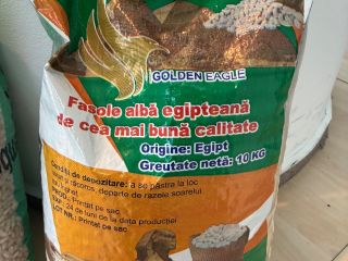 White beans, 10 kg bag, quality A, 180-200/100g, harvest