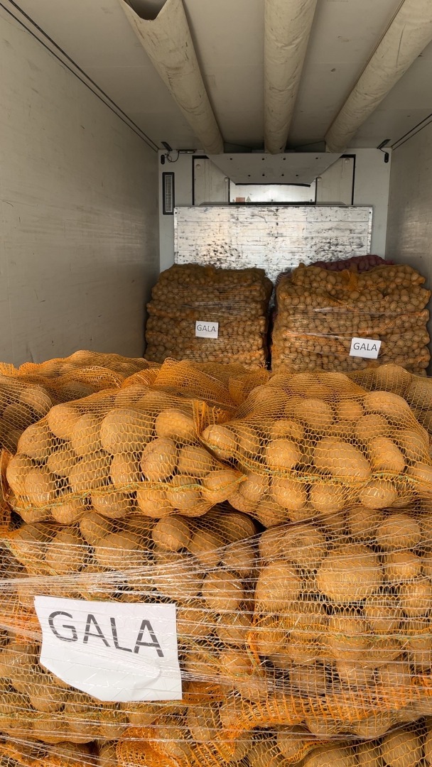 I will sell edible potatoes of the following varieties: GALA, full truck quantities, packaging 15, 10, 5 kg, sewn big bag or loose, more information by phone