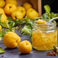 The newly created organic Japanese quince plantation offers for sale in the current season of 2018 fruit in the retail quantity