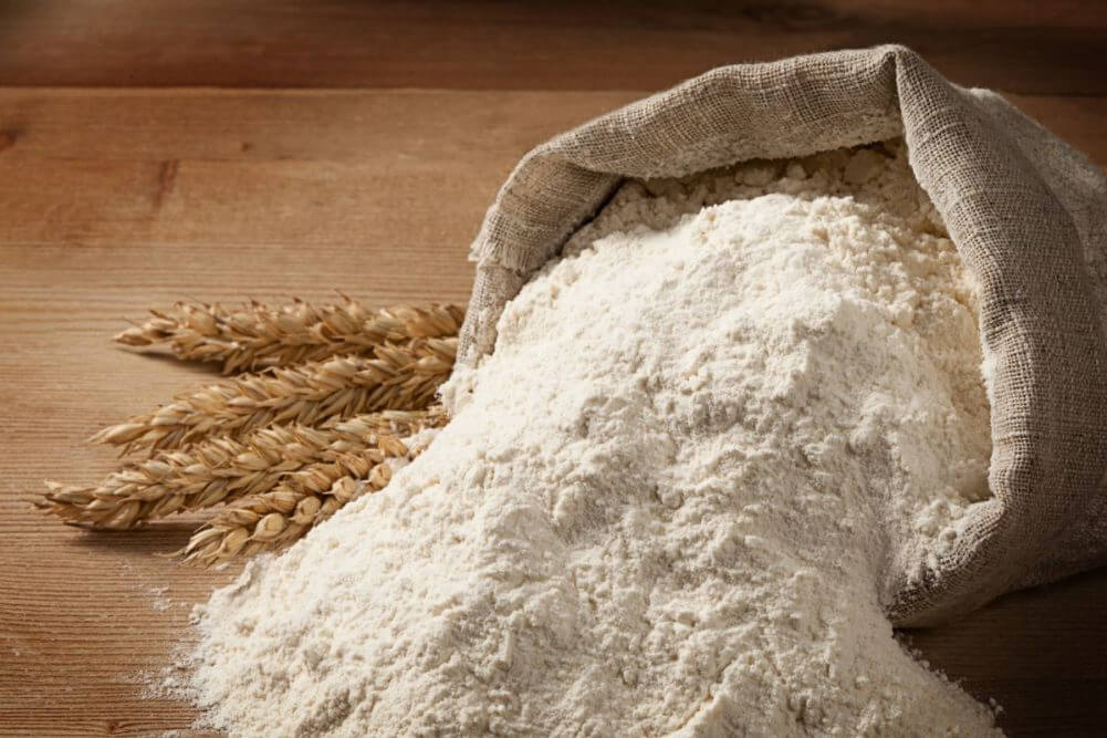 Wheat, corn, and buckwheat flour of the highest grades, in large quantities