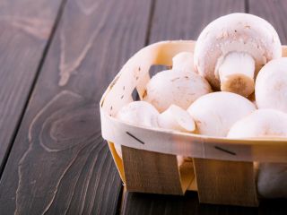 I offer fresh white and brown mushrooms in bulk