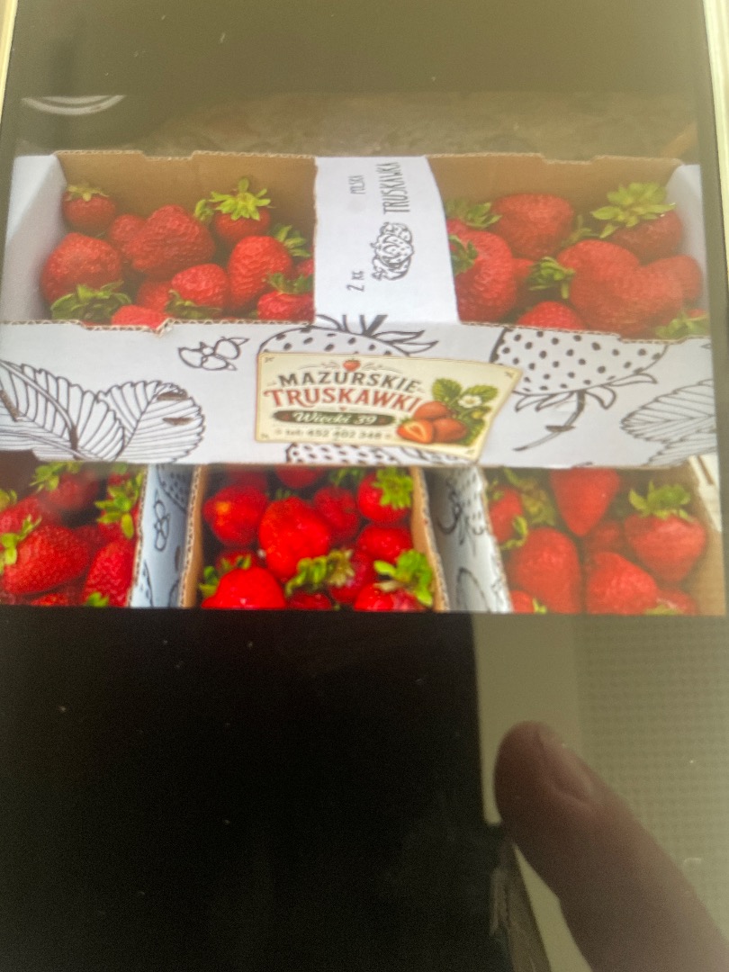 Freshly made San Andreas strawberries Very nice
