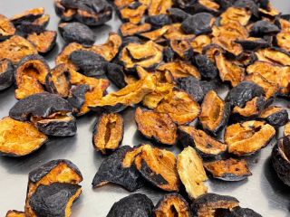 We offer freeze-dried plum pieces, produced by a Polish